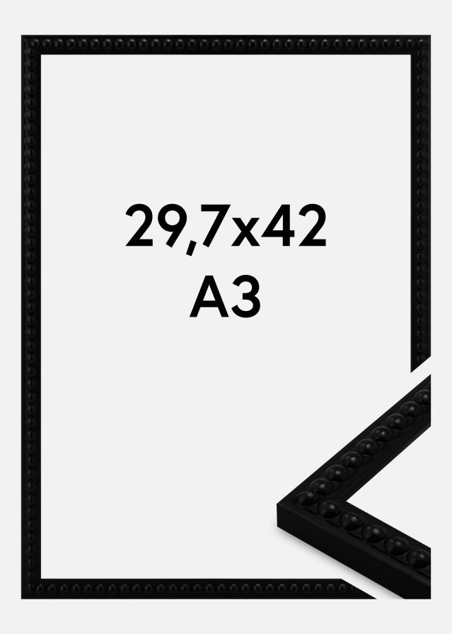 Jämtlands Ramfabrik Kader Perla Acrylglas Zwart 29,7x42 cm (A3)