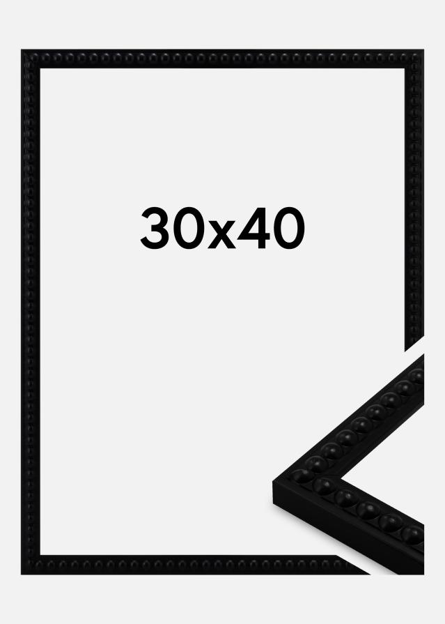 Jämtlands Ramfabrik Kader Perla Acrylglas Zwart 30x40 cm