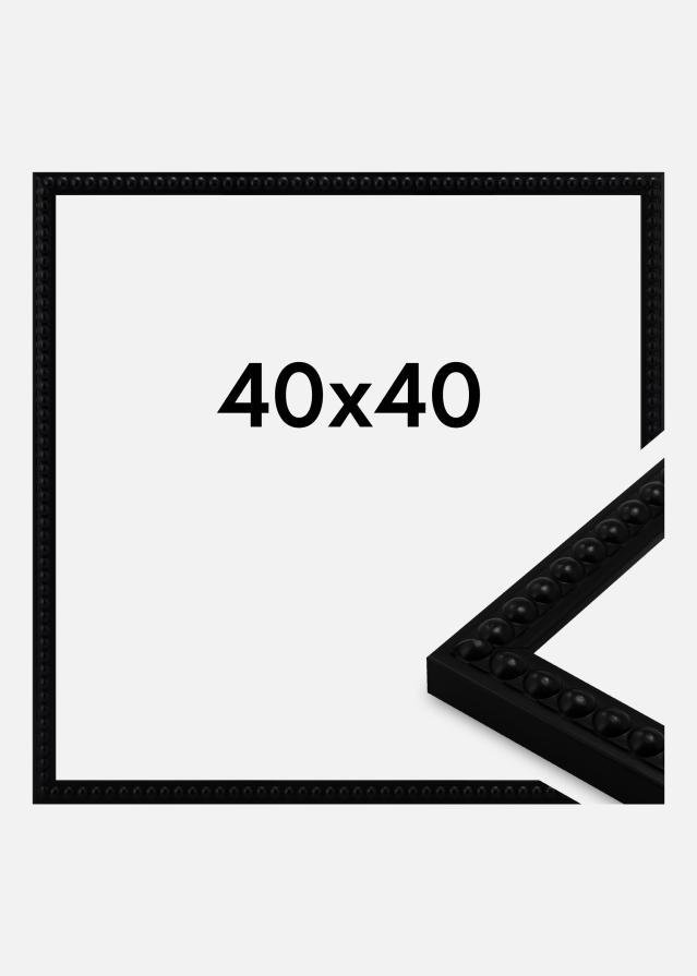Jämtlands Ramfabrik Kader Perla Acrylglas Zwart 40x40 cm