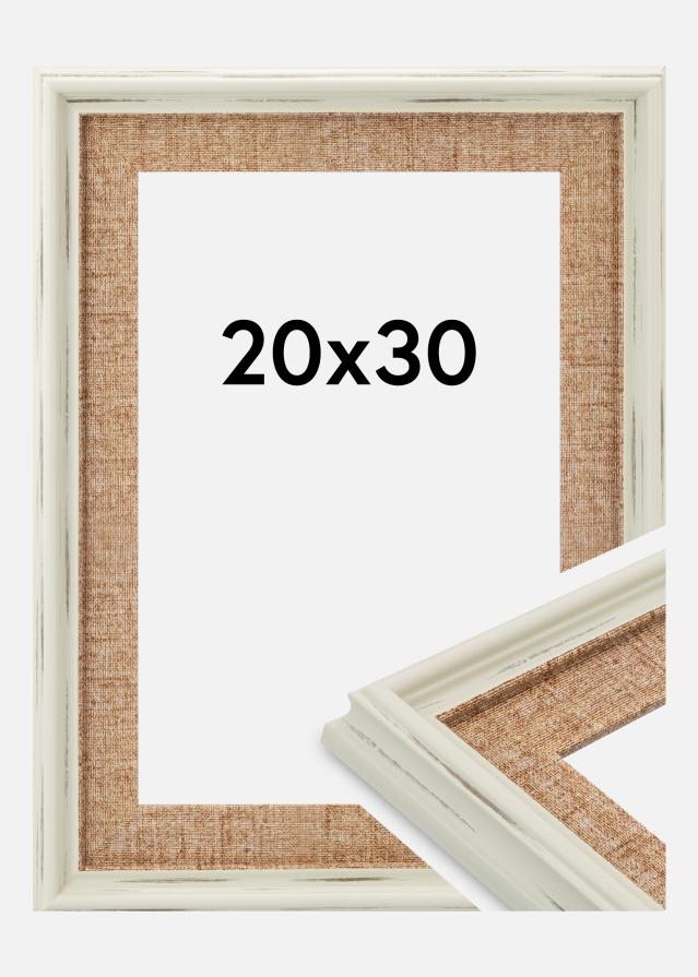 Jämtlands Ramfabrik Kader Sandweave Acrylglas Wit 20x30 cm