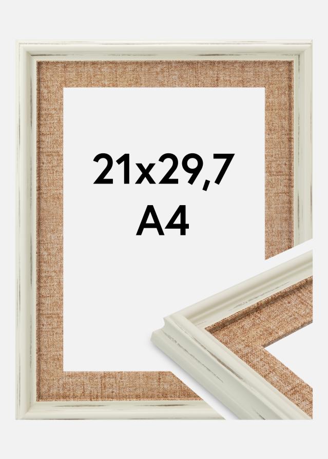 Jämtlands Ramfabrik Kader Sandweave Acrylglas Wit 21x29.7 cm (A4)