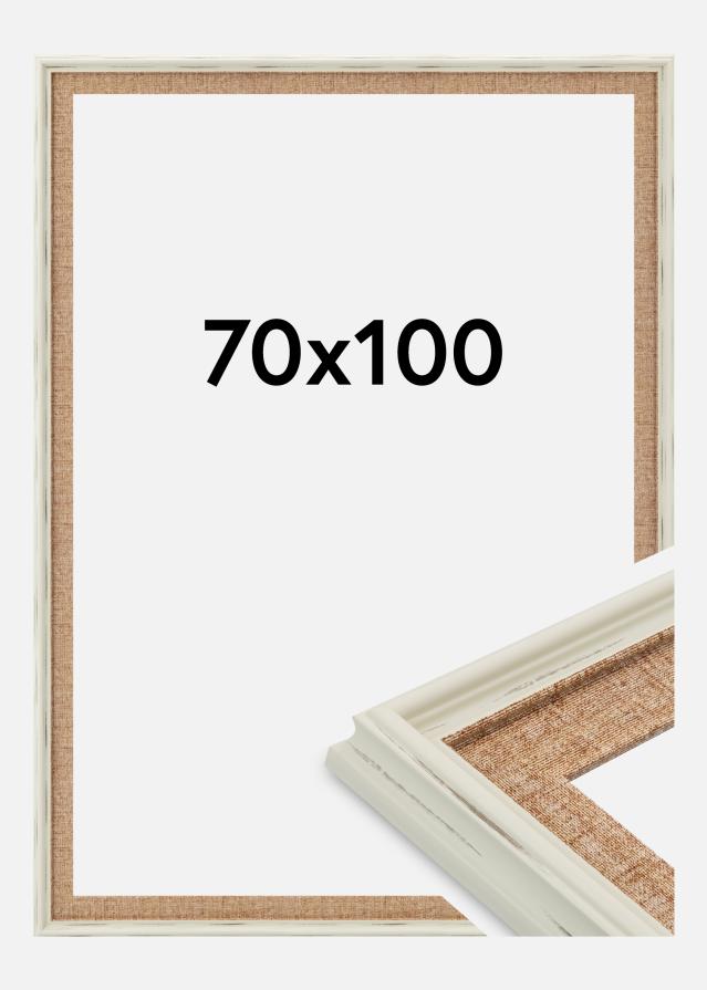 Jämtlands Ramfabrik Kader Sandweave Acrylglas Wit 70x100 cm