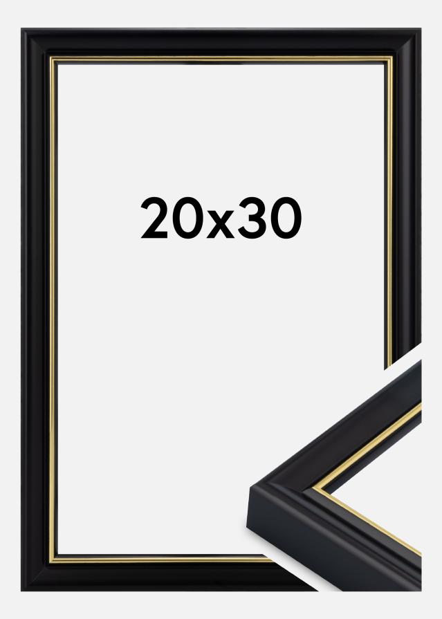Jämtlands Ramfabrik Kader Canterbury Acrylglas Zwart 20x30 cm