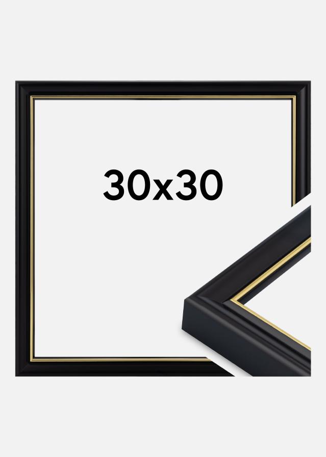Jämtlands Ramfabrik Kader Canterbury Acrylglas Zwart 30x30 cm