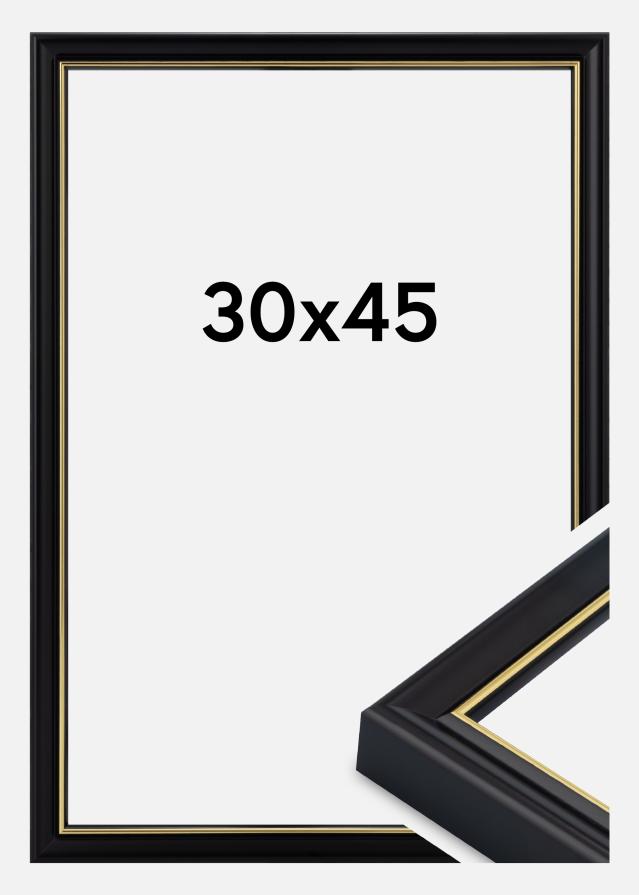 Jämtlands Ramfabrik Kader Canterbury Acrylglas Zwart 30x45 cm