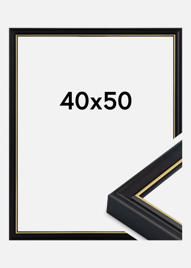 Jämtlands Ramfabrik Kader Canterbury Acrylglas Zwart 40x50 cm