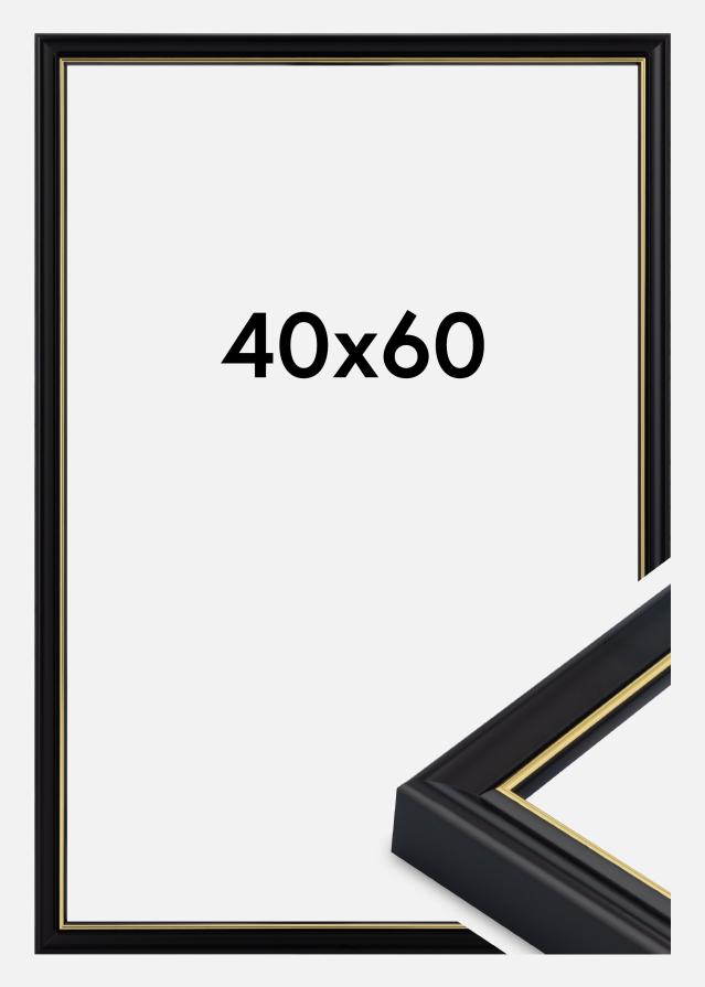 Jämtlands Ramfabrik Kader Canterbury Acrylglas Zwart 40x60 cm