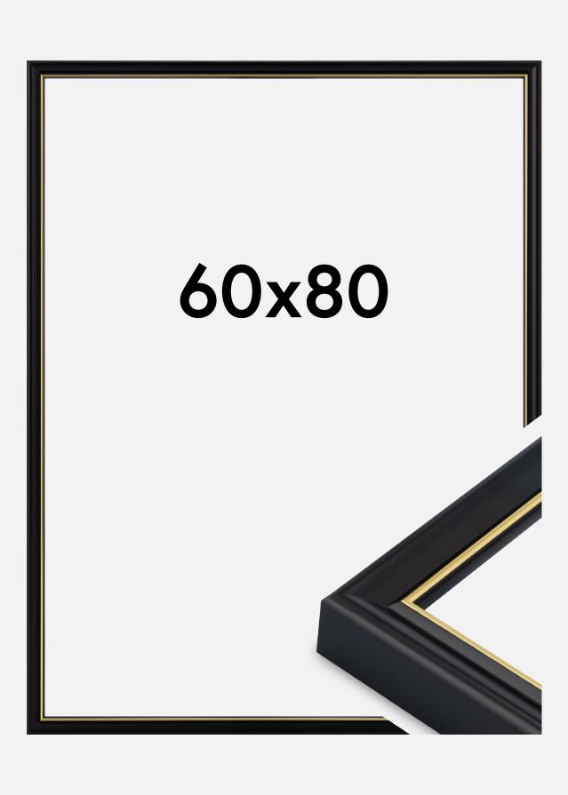 Jämtlands Ramfabrik Kader Canterbury Acrylglas Zwart 60x80 cm