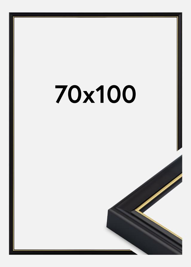 Jämtlands Ramfabrik Kader Canterbury Acrylglas Zwart 70x100 cm