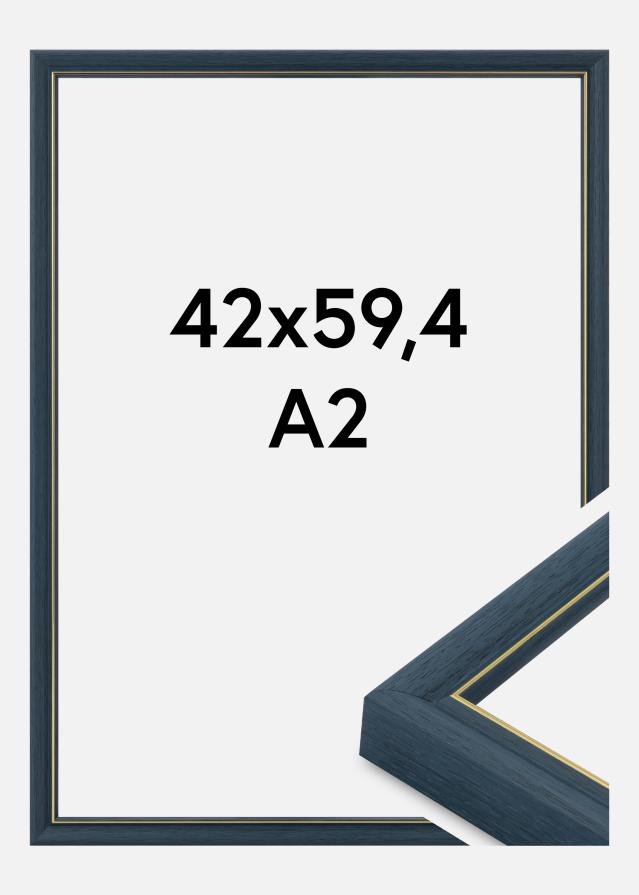 Jämtlands Ramfabrik Kader Canterbury Acrylglas Blauw 42x59,4 cm (A2)