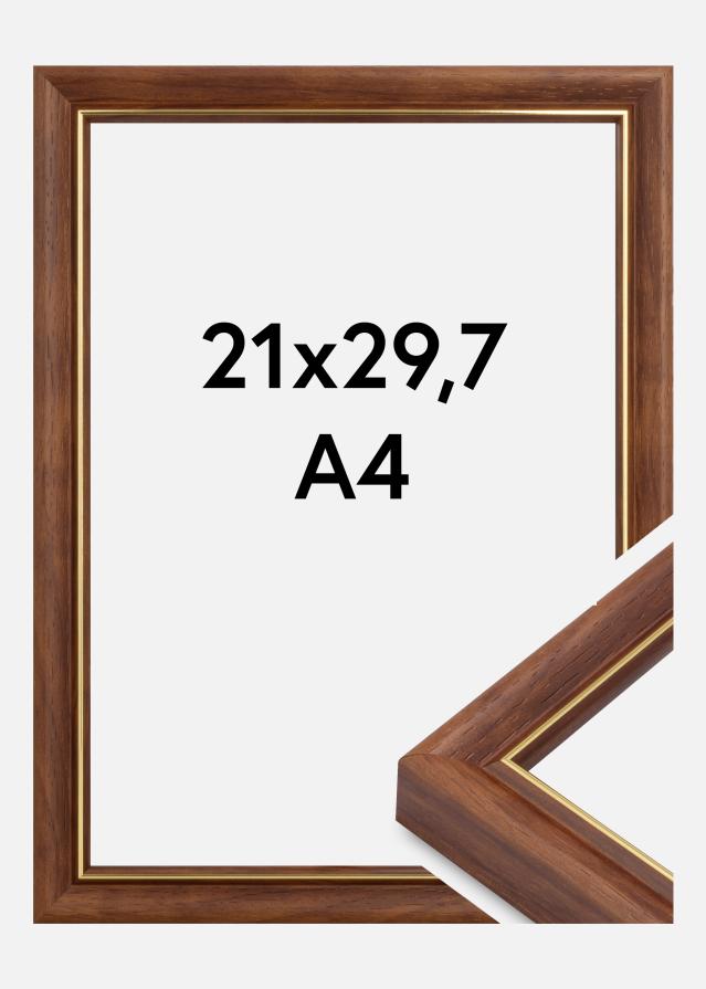Jämtlands Ramfabrik Kader Canterbury Acrylglas Bruin 21x29,7 cm (A4)