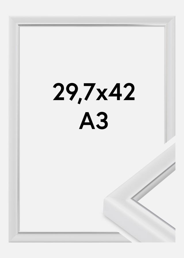 Jämtlands Ramfabrik Kader Canterbury Acrylglas Wit 29,7x42 cm (A3)