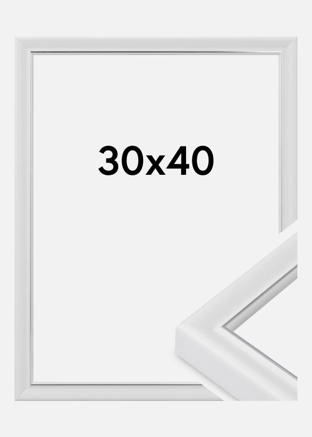 Jämtlands Ramfabrik Kader Canterbury Acrylglas Wit 30x40 cm