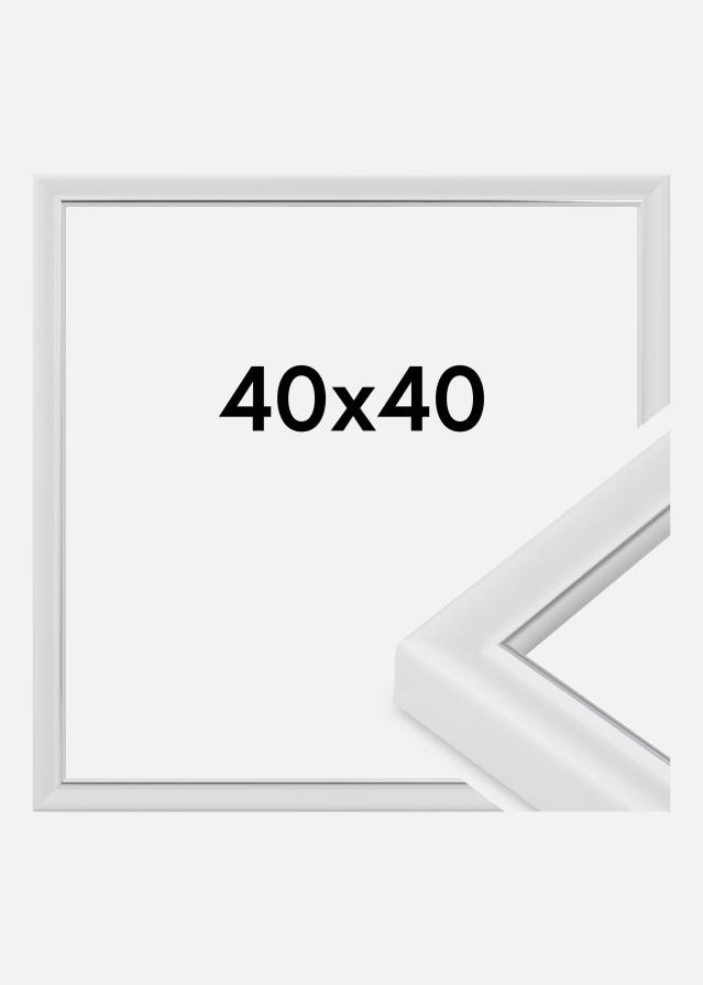 Jämtlands Ramfabrik Kader Canterbury Acrylglas Wit 40x40 cm