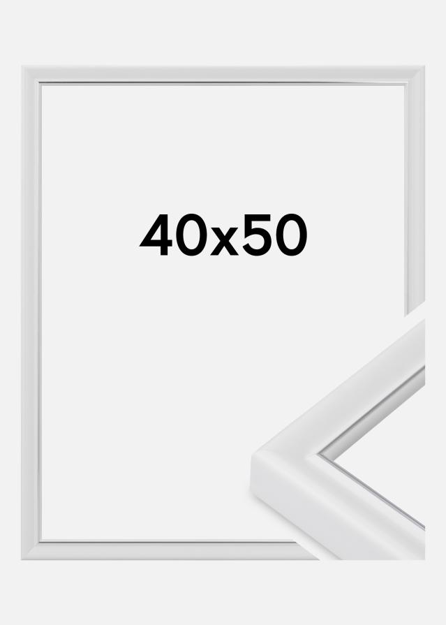 Jämtlands Ramfabrik Kader Canterbury Acrylglas Wit 40x50 cm