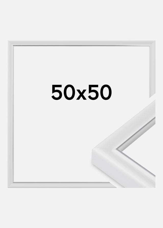 Jämtlands Ramfabrik Kader Canterbury Acrylglas Wit 50x50 cm