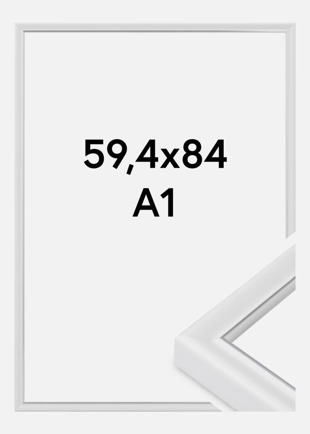Jämtlands Ramfabrik Kader Canterbury Acrylglas Wit 59,4x84,1 cm (A1)