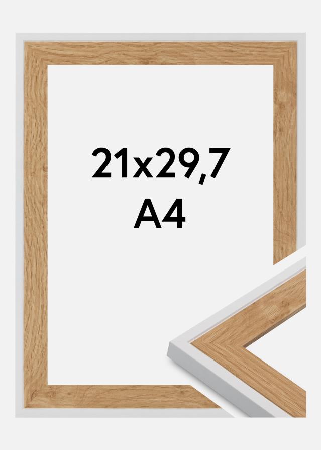 Jämtlands Ramfabrik Kader Clearline Acrylglas Wit 21x29,7 cm (A4)