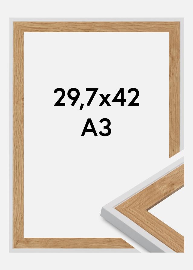 Jämtlands Ramfabrik Kader Clearline Acrylglas Wit 29.7x42 cm (A3)