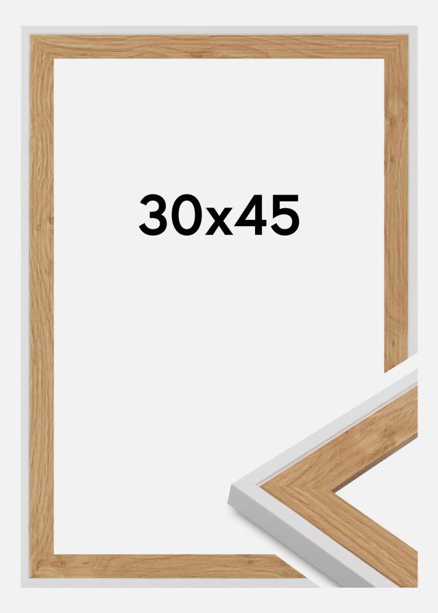Jämtlands Ramfabrik Kader Clearline Acrylglas Wit 30x45 cm
