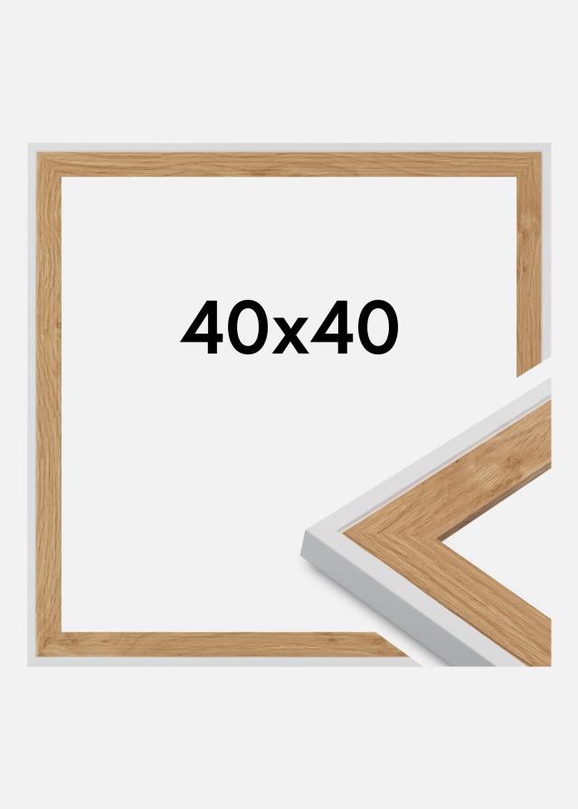 Jämtlands Ramfabrik Kader Clearline Acrylglas Wit 40x40 cm