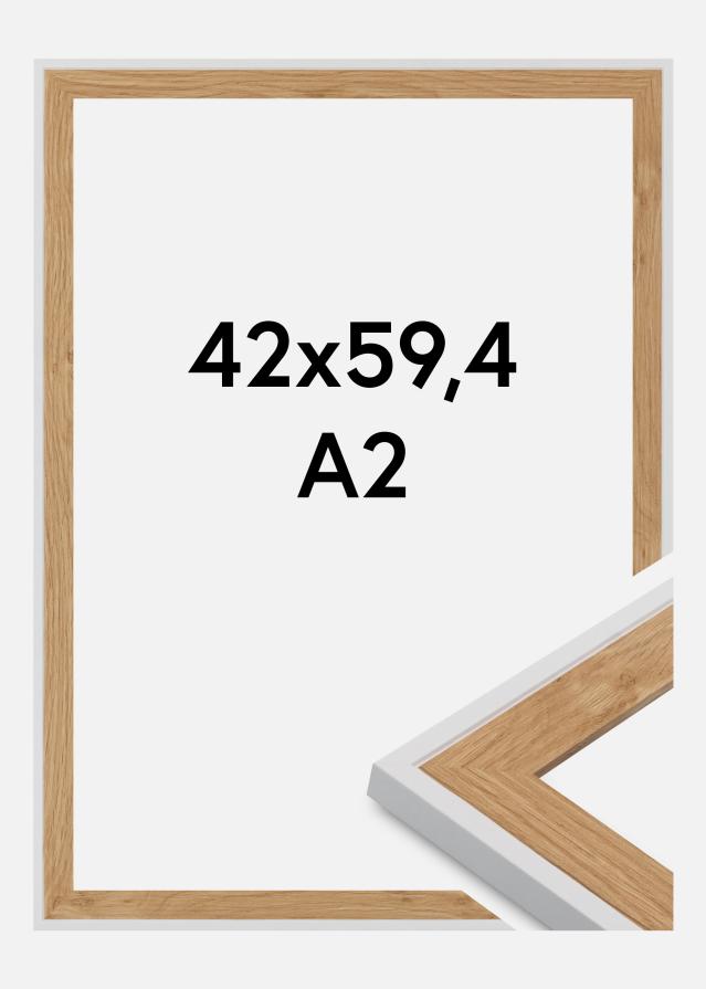 Jämtlands Ramfabrik Kader Clearline Acrylglas Wit 42x59,4 cm (A2)