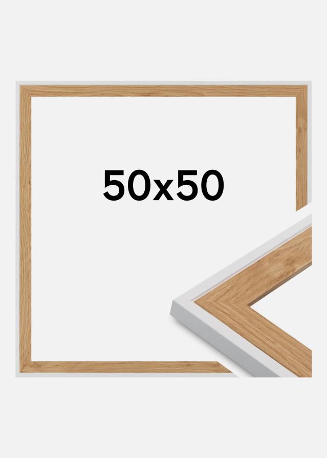 Jämtlands Ramfabrik Kader Clearline Acrylglas Wit 50x50 cm