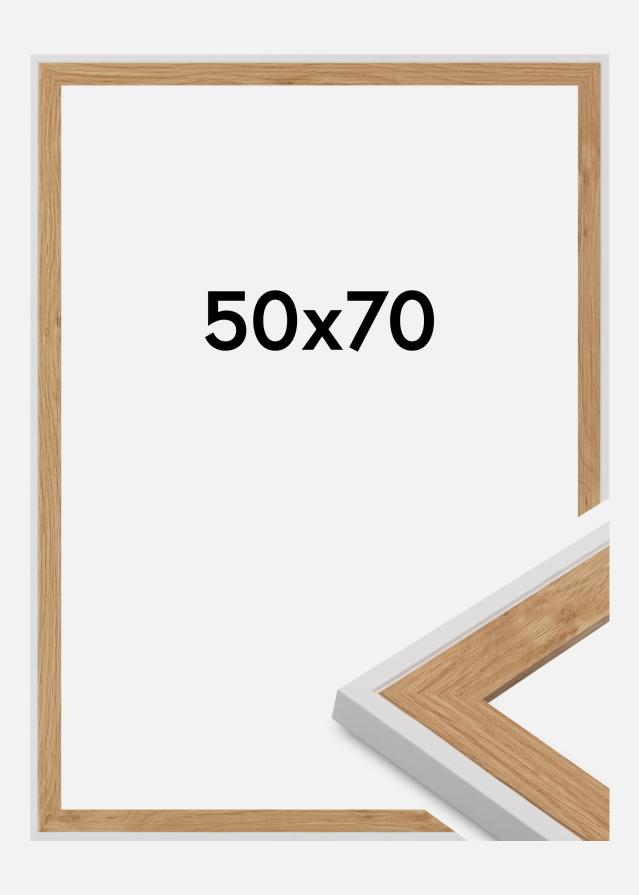 Jämtlands Ramfabrik Kader Clearline Acrylglas Wit 50x70 cm
