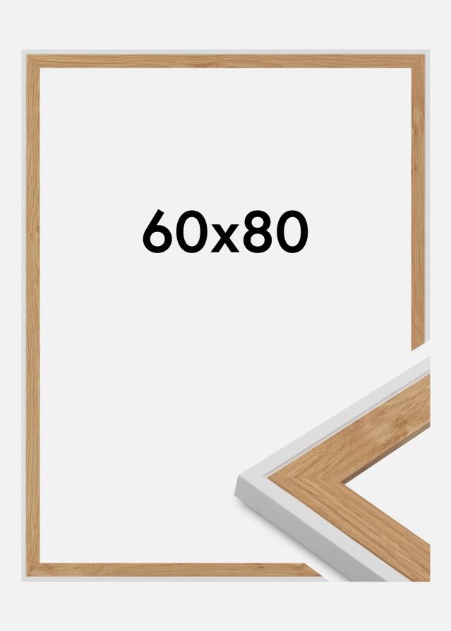 Jämtlands Ramfabrik Kader Clearline Acrylglas Wit 60x80 cm