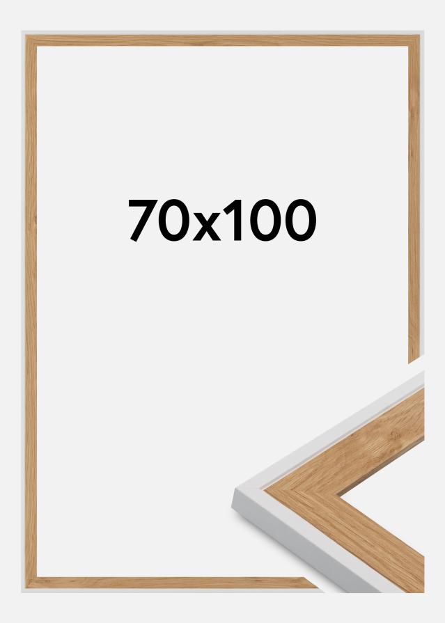 Jämtlands Ramfabrik Kader Clearline Acrylglas Wit 70x100 cm