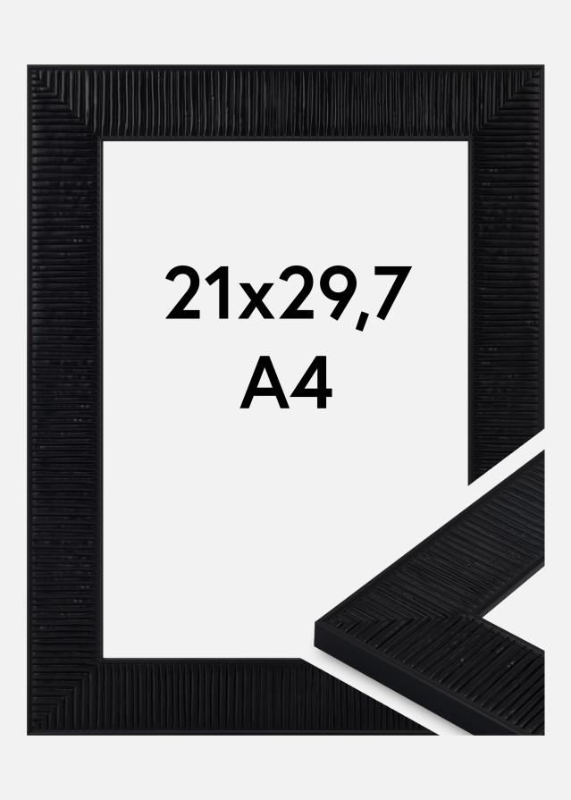 Jämtlands Ramfabrik Kader Lund Acrylglas Zwart 21x29.7 cm (A4)