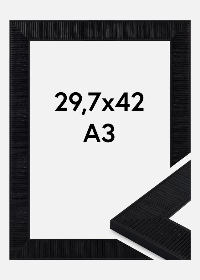 Jämtlands Ramfabrik Kader Lund Acrylglas Zwart 29.7x42 cm (A3)