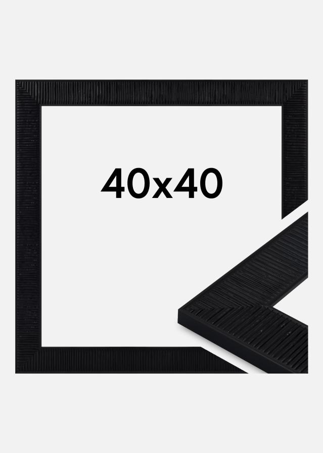 Jämtlands Ramfabrik Kader Lund Acrylglas Zwart 40x40 cm