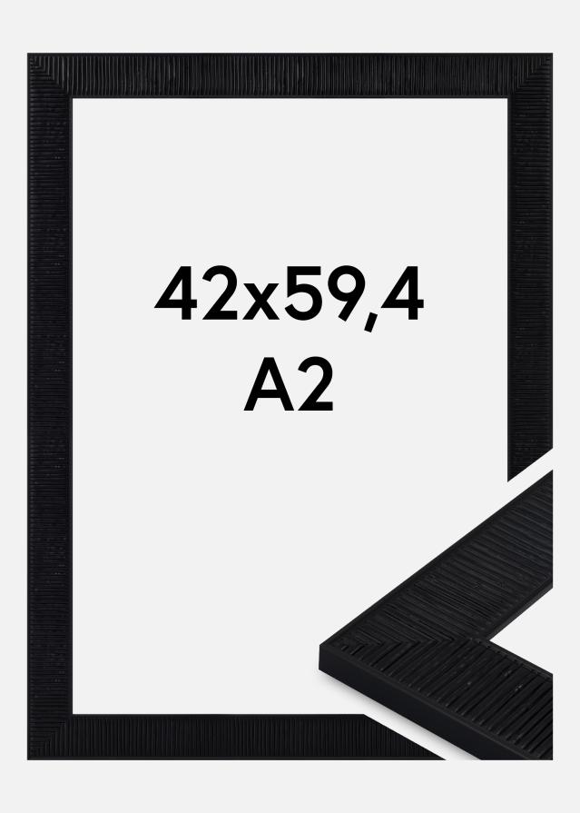 Jämtlands Ramfabrik Kader Lund Acrylglas Zwart 42x59,4 cm (A2)