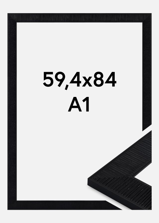 Jämtlands Ramfabrik Kader Lund Acrylglas Zwart 59.4x84 cm (A1)