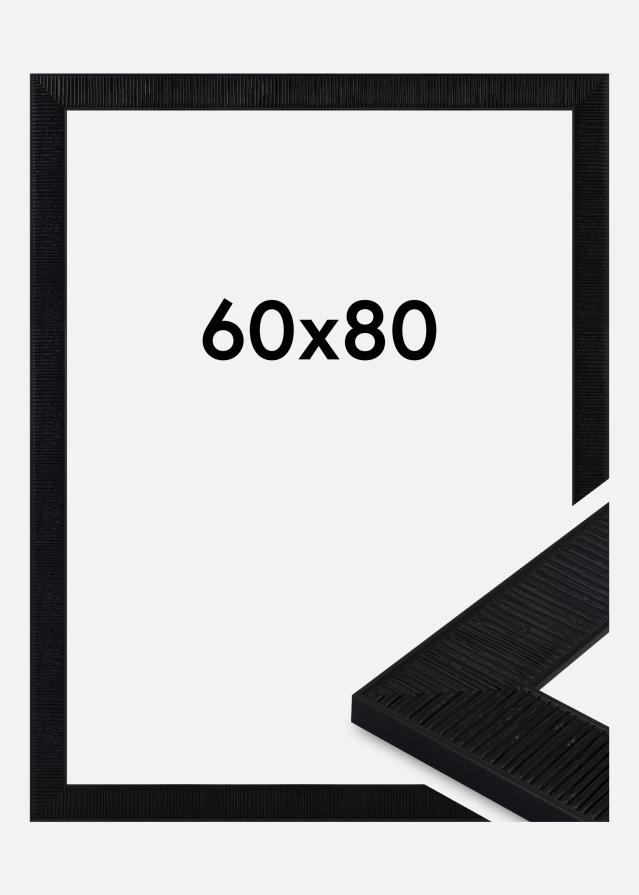 Jämtlands Ramfabrik Kader Lund Acrylglas Zwart 60x80 cm