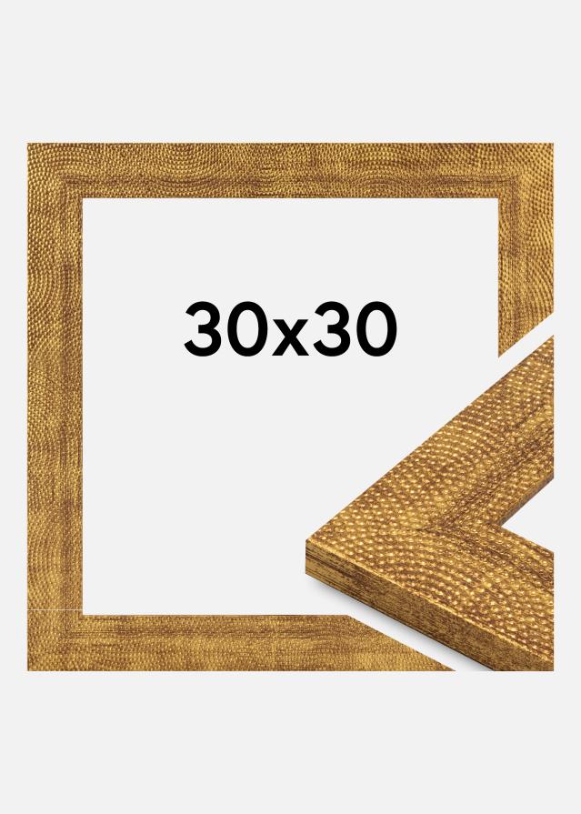 Jämtlands Ramfabrik Kader Linea Acrylglas Goud 30x30 cm