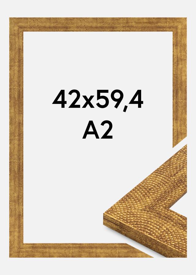 Jämtlands Ramfabrik Kader Linea Acrylglas Goud 42x59,4 cm (A2)