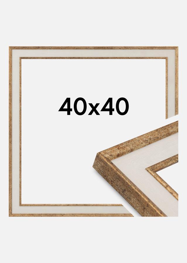 Jämtlands Ramfabrik Kader Dolly Acrylglas Goud 40x40 cm