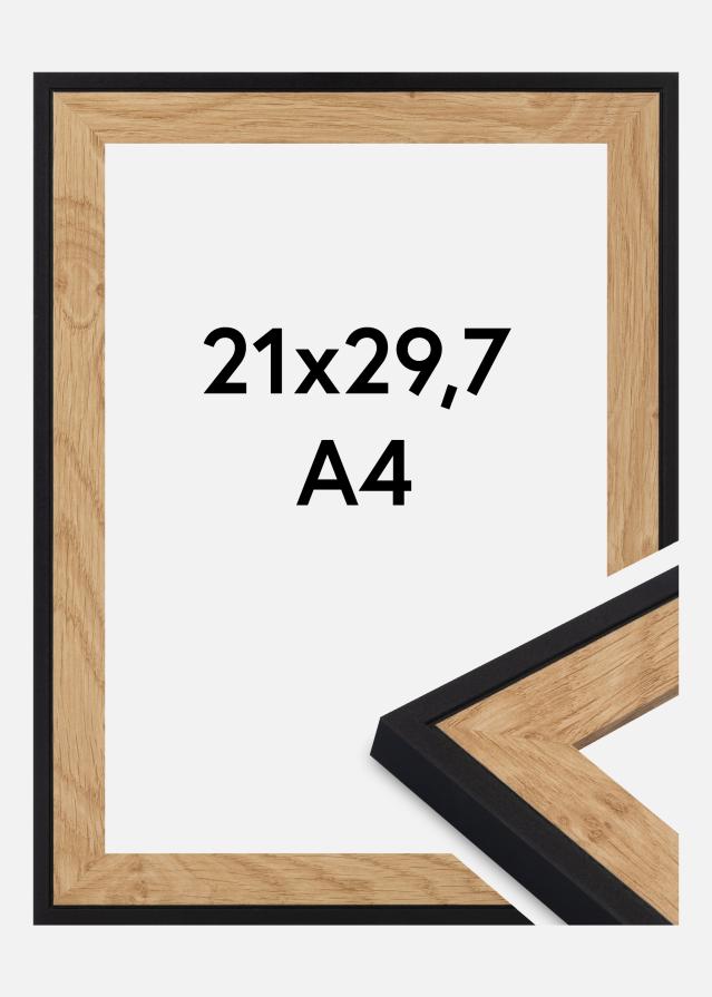 Jämtlands Ramfabrik Kader Iris Acrylglas Zwart 21x29.7 cm (A4)