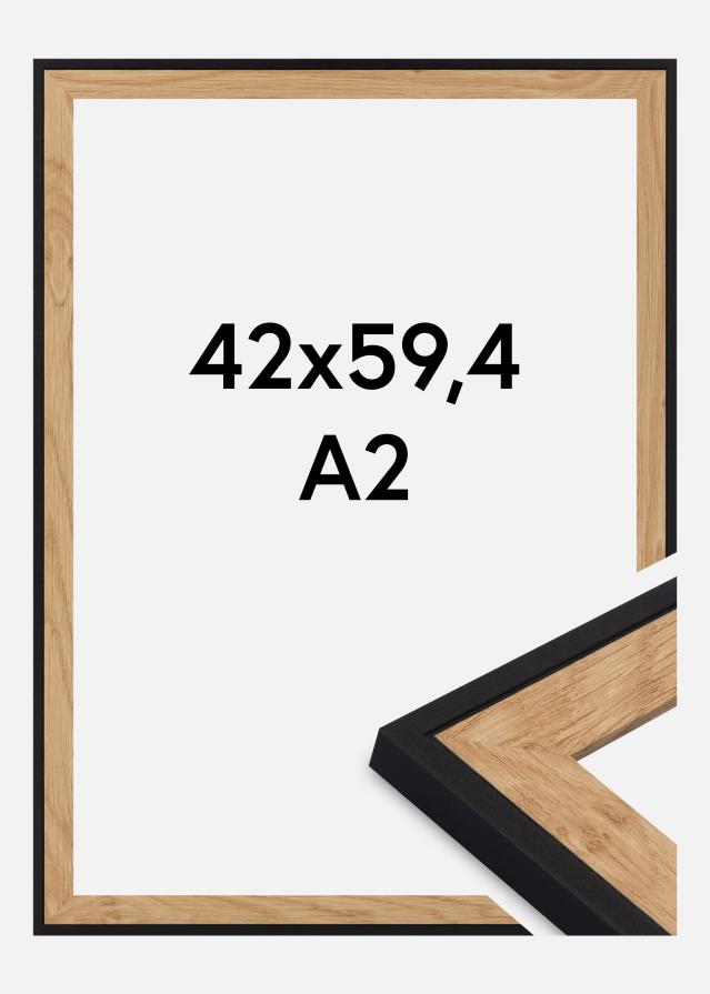 Jämtlands Ramfabrik Kader Iris Acrylglas Zwart 42x59.4 cm (A2)