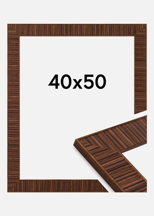 Jämtlands Ramfabrik Kader Agust Acrylglas Rosewood 40x50 cm