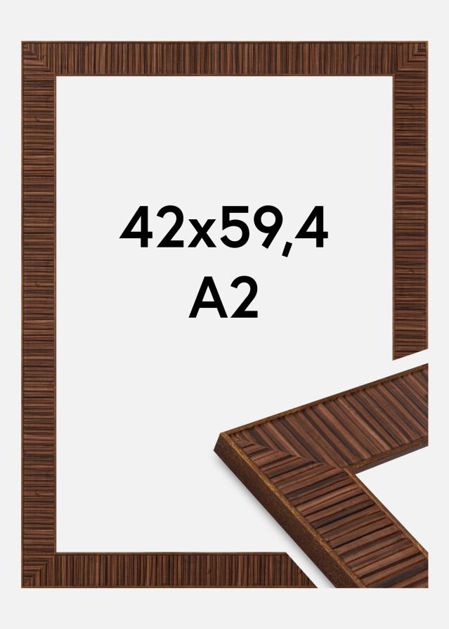 Jämtlands Ramfabrik Kader Agust Acrylglas Rosewood 42x59,4 cm (A2)