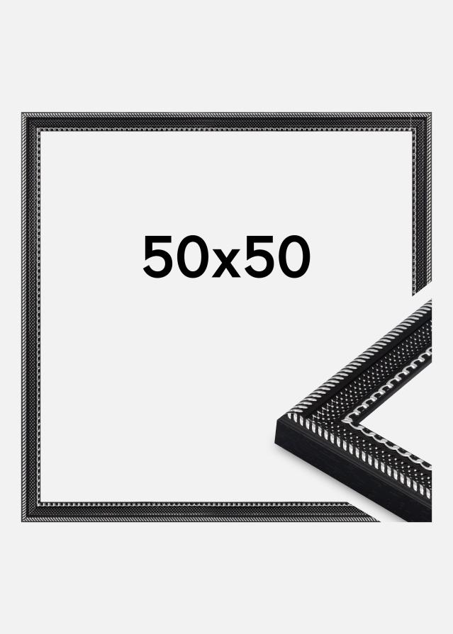 Jämtlands Ramfabrik Kader Trellis Acrylglas Zwart 50x50 cm