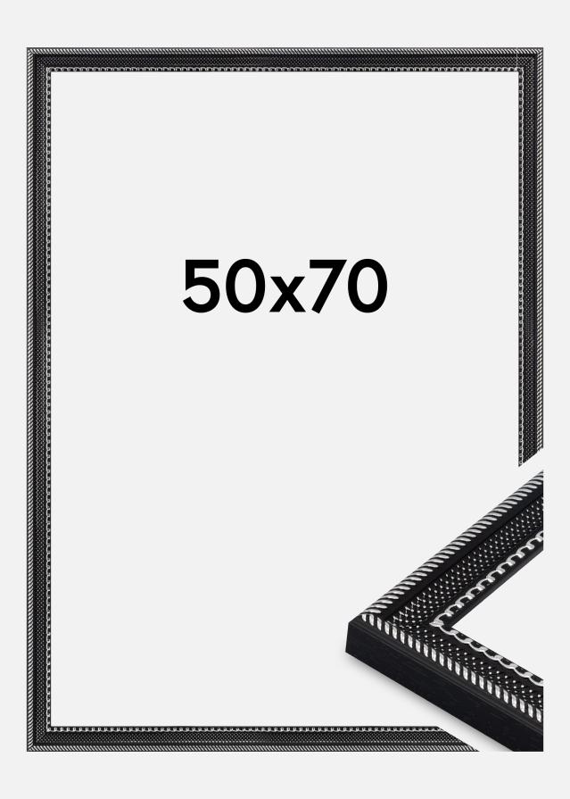 Jämtlands Ramfabrik Kader Trellis Acrylglas Zwart 50x70 cm