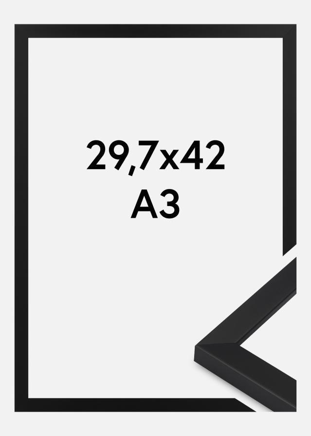 Jämtlands Ramfabrik Kader Oban Acrylglas Zwart 29.7x42 cm (A3)