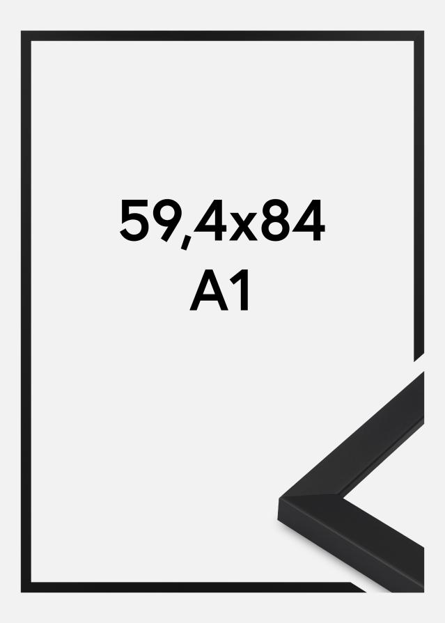 Jämtlands Ramfabrik Kader Oban Acrylglas Zwart 59.4x84 cm (A1)