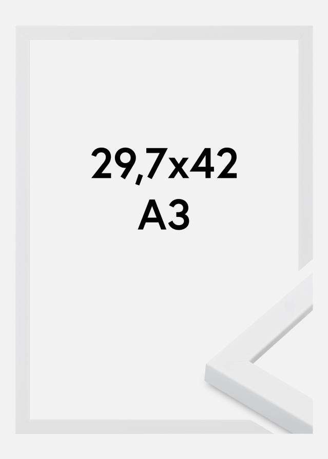 Jämtlands Ramfabrik Kader Oban Acrylglas Wit 29,7x42 cm (A3)