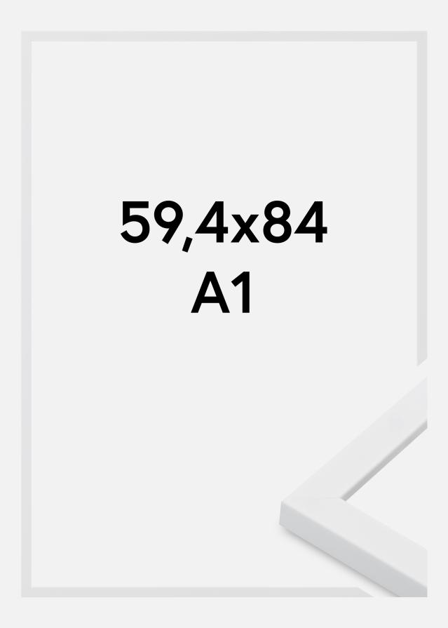 Jämtlands Ramfabrik Kader Oban Acrylglas Wit 59.4x84 cm (A1)