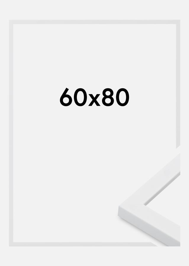 Jämtlands Ramfabrik Kader Oban Acrylglas Wit 60x80 cm